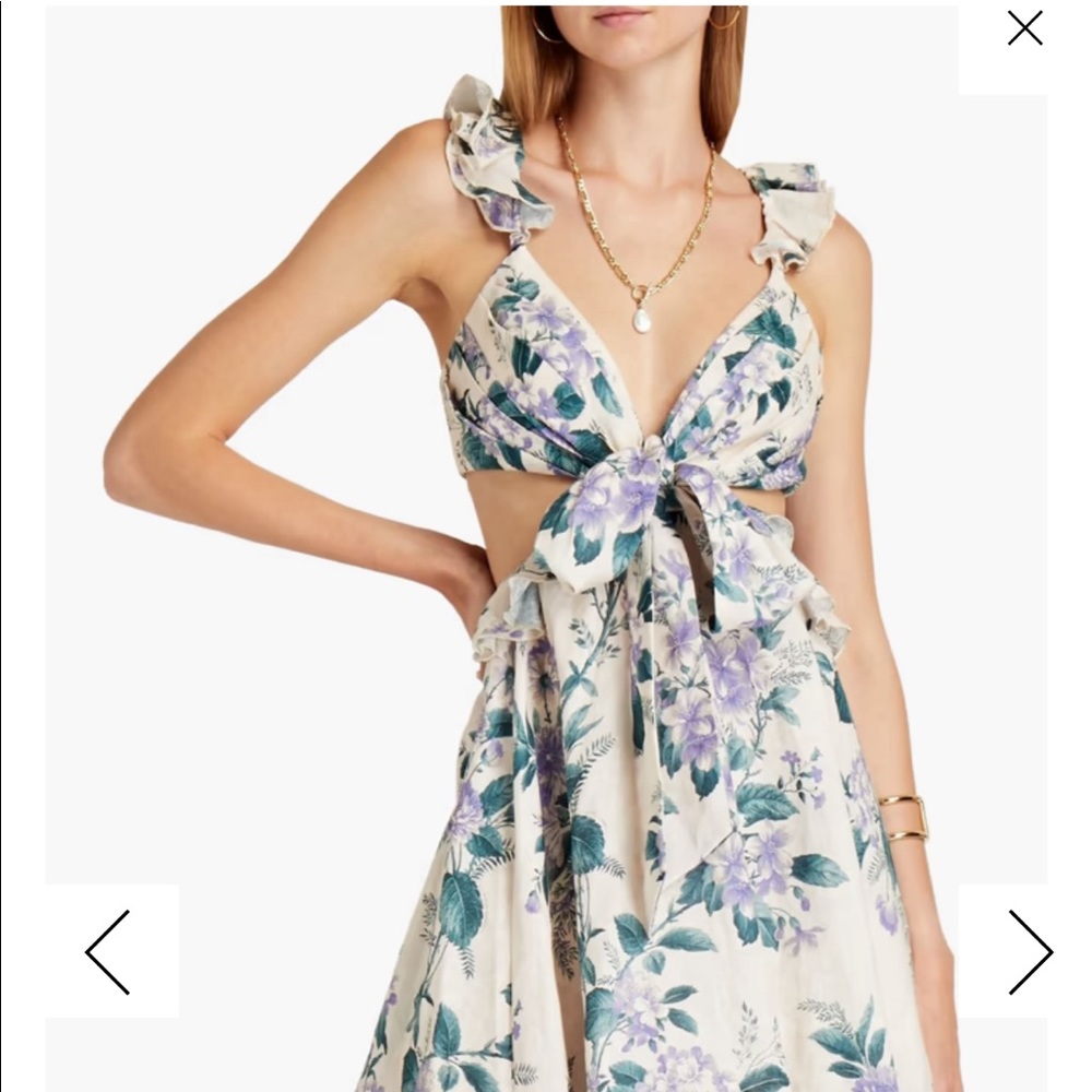 Zimmerman floral-print mini dress